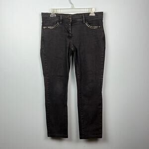 Coast Weber ahaus stud accent midrise skinny jeans